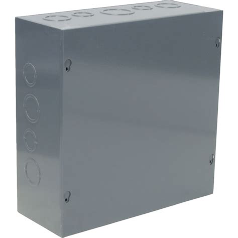 NEMA Type 1 Enclosure, Screw Cover, Painted Steel, 18 x 18 x 